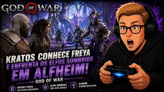 kratos conhece freya e luta conta os elfos sonbrios no GOD OF WOR pt2 #godofwar