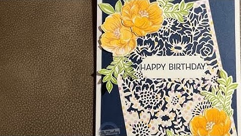 Two tone Flora from Stampin’ Up!