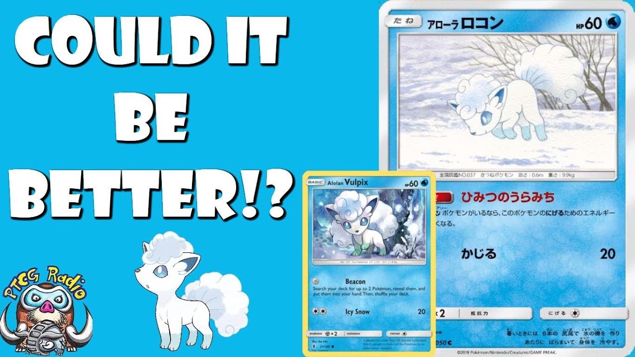 Is This New Alolan Vulpix Actually Better Than the Awesome One!? (Pokemon  TCG)