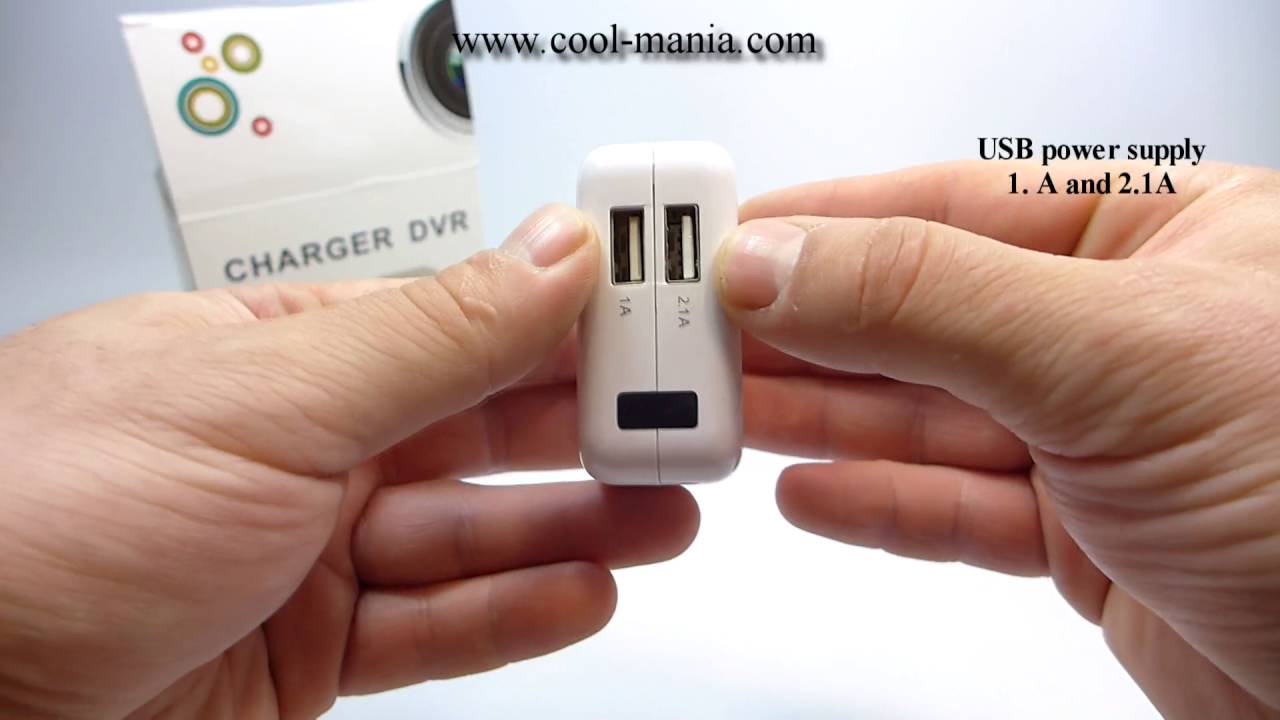 USB Charger Full HD camera + motion detection () - YouTube