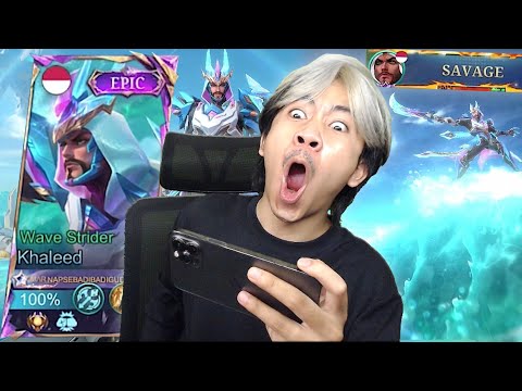 REVIEW SKIN EPIC KHALEED WAVE STRIDER AUTO SAVAGE - Mobile legends