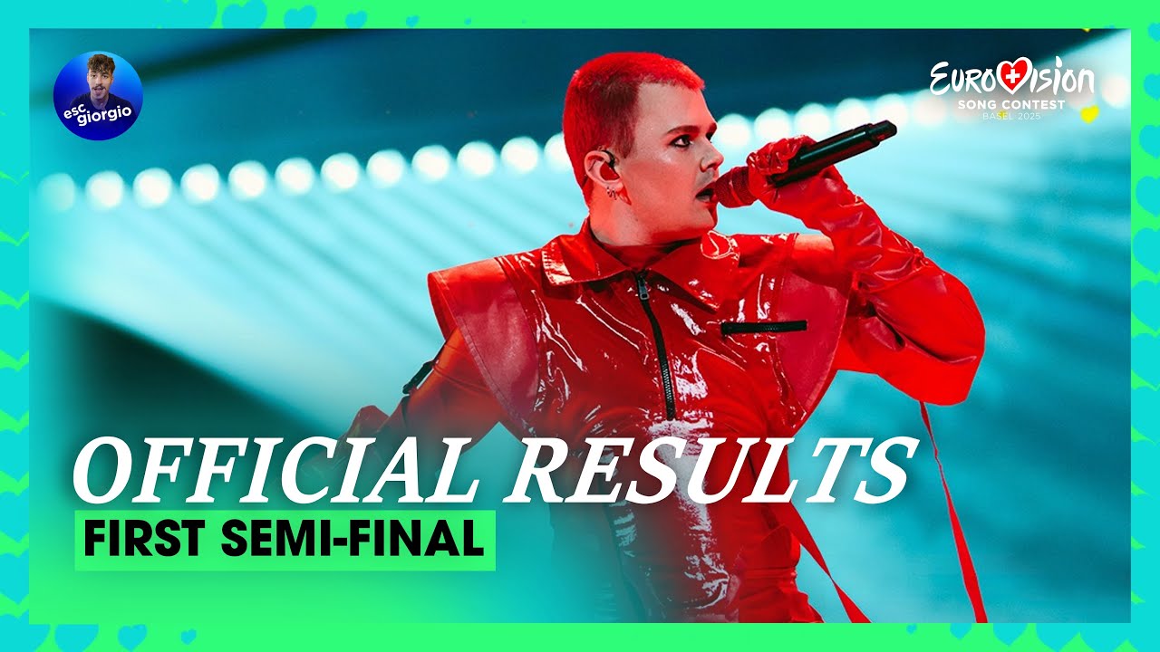 Eurovision 2025: Semi-final 1 - Official Results