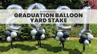 Graduation Balloon Yard Stake