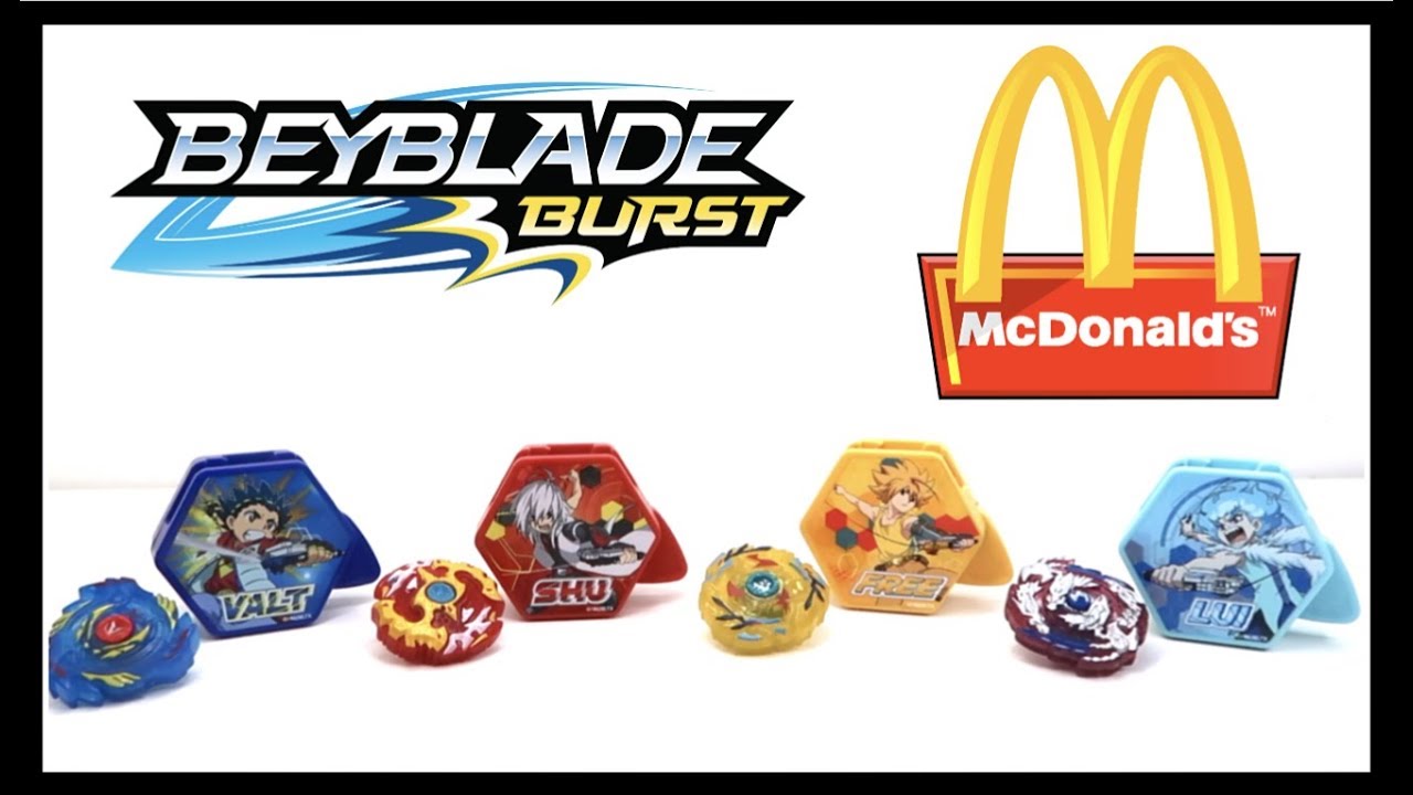 FULL SET Beyblade Burst battle Mcdonald 