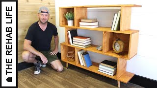 Easy DIY Project: The $70 Midcentury Modern Bookcase