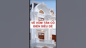 Vẽ vòm tân cổ điển trong sketchup #su84 #trannam #vray #sketchup