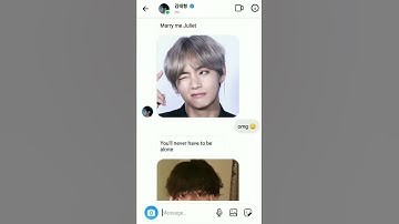 Taehyung replied me on instagram 😭💜💜 #shorts #bts #taehyung