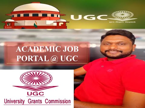 ACADEMIC JOB PORTAL @ UGC