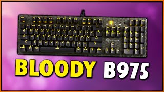 Механическая клавиатура Bloody B975, которая тарахтит