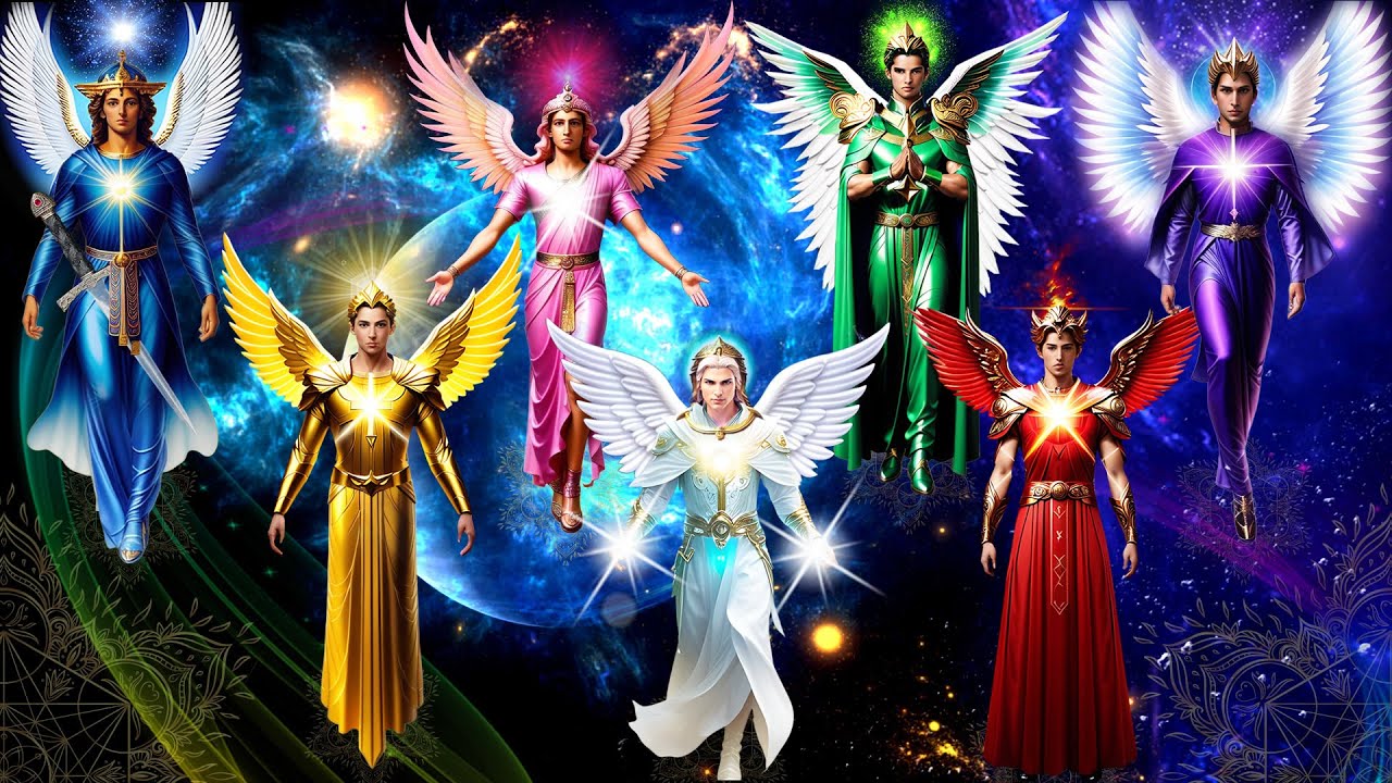 🌈Oração aos 7 Arcanjos de Deus com Reiki e as 7 Chamas Sagradas | Purificação e Proteção  Espiritual