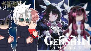 Jujutsu Kaisen (JJK) React to Colombina (Genshin Impact) [RU/EN] | speed 2x | Gacha Club (Nebula)