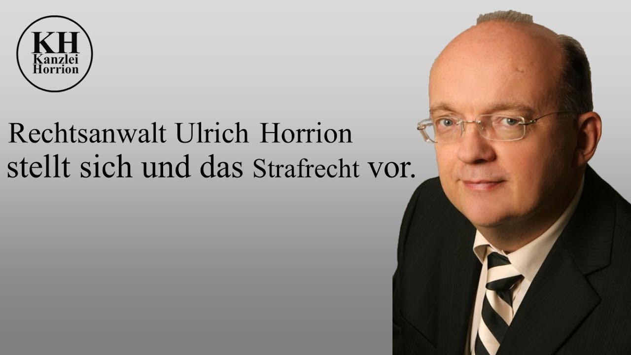 Strafrecht - Rechtsanwalt Horrion.