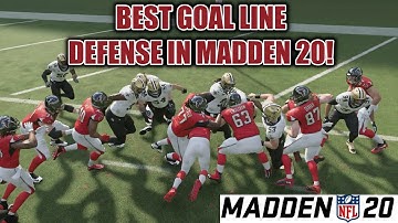THE BEST GOAL LINE DEFENSE IN MADDEN 20! LOCK UP EVERY RUN IN THE BACKFIELD!