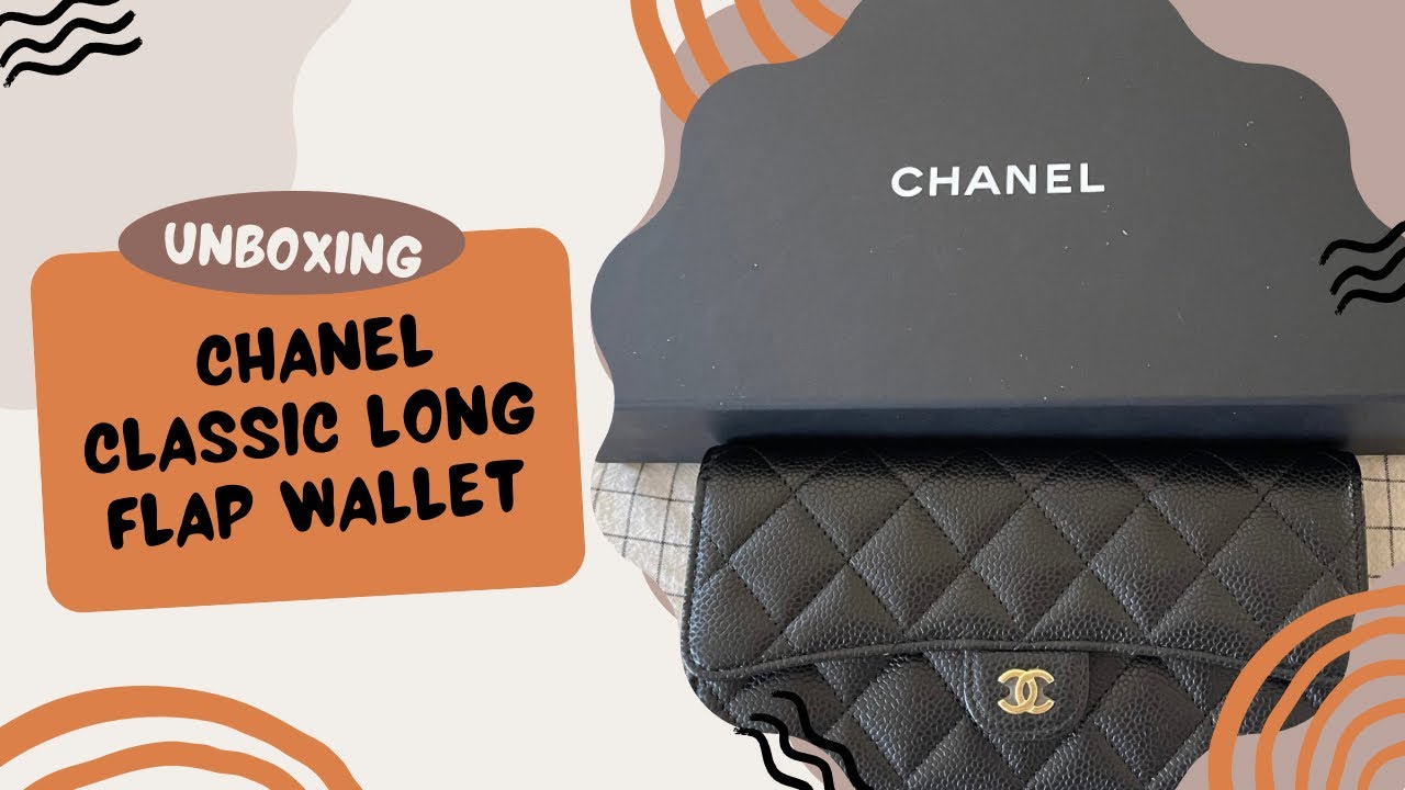 CHANEL CLASSIC LONG FLAP WALLET Caviar GHW Review & Unboxing