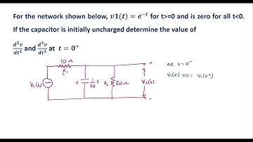 Numerical on initial condition and transient analysis.