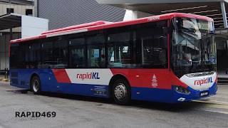 RAPID469 at a Bus Stop | rapidKL Higer KLQ6129G