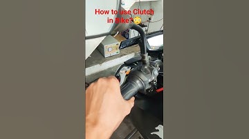 How to use Clutch in Bike😳 #useofclutchinbikes #clutchinbike #apache160 #clutch #bikeclutchplate