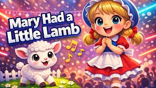 Mary Had a Little Lamb | Sing Along Kids Songs &amp; Nursery Rhymes – Ducky Dunes 🐑🎤🎶