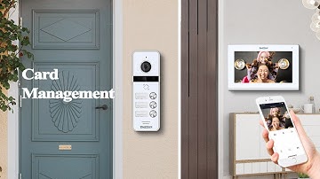 Card Management for the model MZ-IP-V718TW intercom security videodoorbell