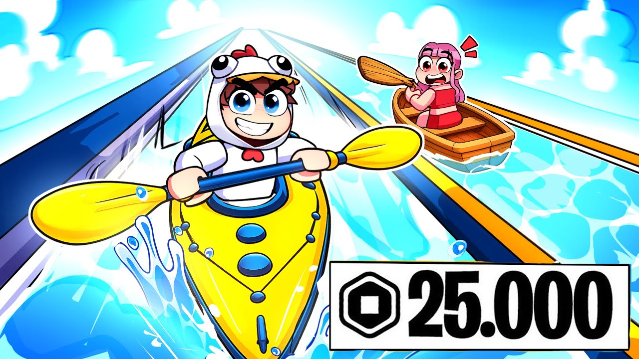 Dépensé 25 000 ROBUX pour KAYAK et SURF sur Roblox !