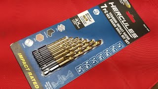 Harbor Freight Hercules Impact Hex Drill Bit Set