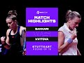 Maria Sakkari vs. Petra Kvitova | 2021 Stuttgart Round of 16 | WTA Match Highlights