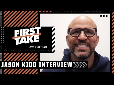 Jason Kidd calls rumored tension between Luka Doncic & Kristaps Porzingis 'FAKE NEWS' | First Take