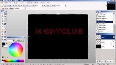 paint.net tutorial neon sign screenfrog.com