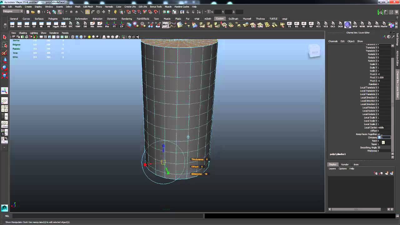 howto create a tapered auger shape - YouTube