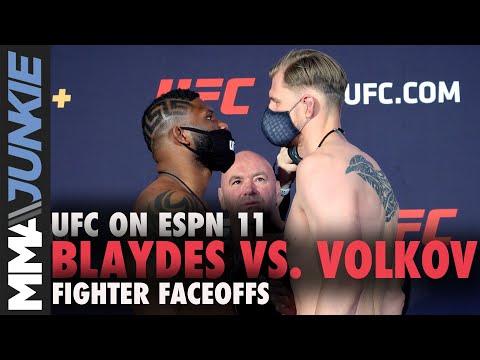 UFC on ESPN 11 final faceoffs