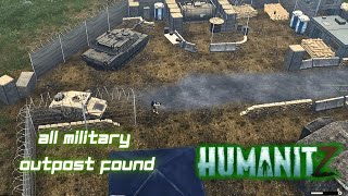 All The Military Outposts Found. | HumanitZ Gameplay EP43 2024