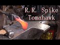 Forging an AXE from a Rail Road Spike