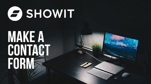 Make a Contact Form in Showit | Showit 5 Tutorial