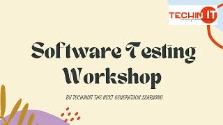 Software Testing workshop|TechinIT|Courses|Placement Trainings|Education|Vijayawada|Jobs|Learning