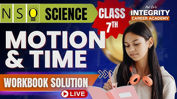 Class 7th NSO Chapter- Motion & Time workbook solution #scienceolympiad #nso