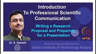 Lecture 19: Writing a Research Proposal and Preparing for a Presentation