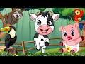 Lovely Animal Sounds: Dairry Cow, Toucan, Pig, Owl, Rhinoseroc - Cute Little Animals