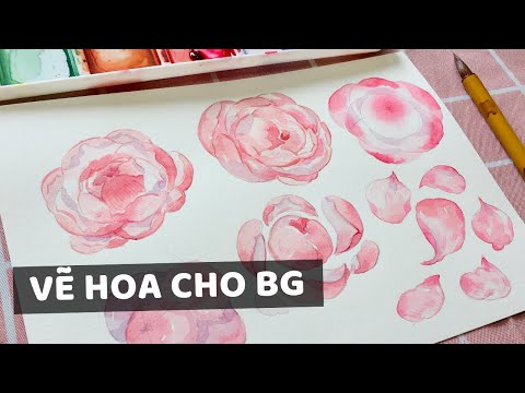 Video: 5 cách tô màu hoa