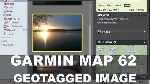 Garmin GPSMAP 62 64 64X- Navigate Using a Geotagged Image