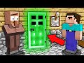 WHY DOES THE VILLAGER FORBID ME TO ENTER THIS EMERALD DOOR IN MINECRAFT ? 100% TROLLING TRAP !