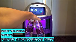 Meet Yolanda a futuristic hotel service robot
