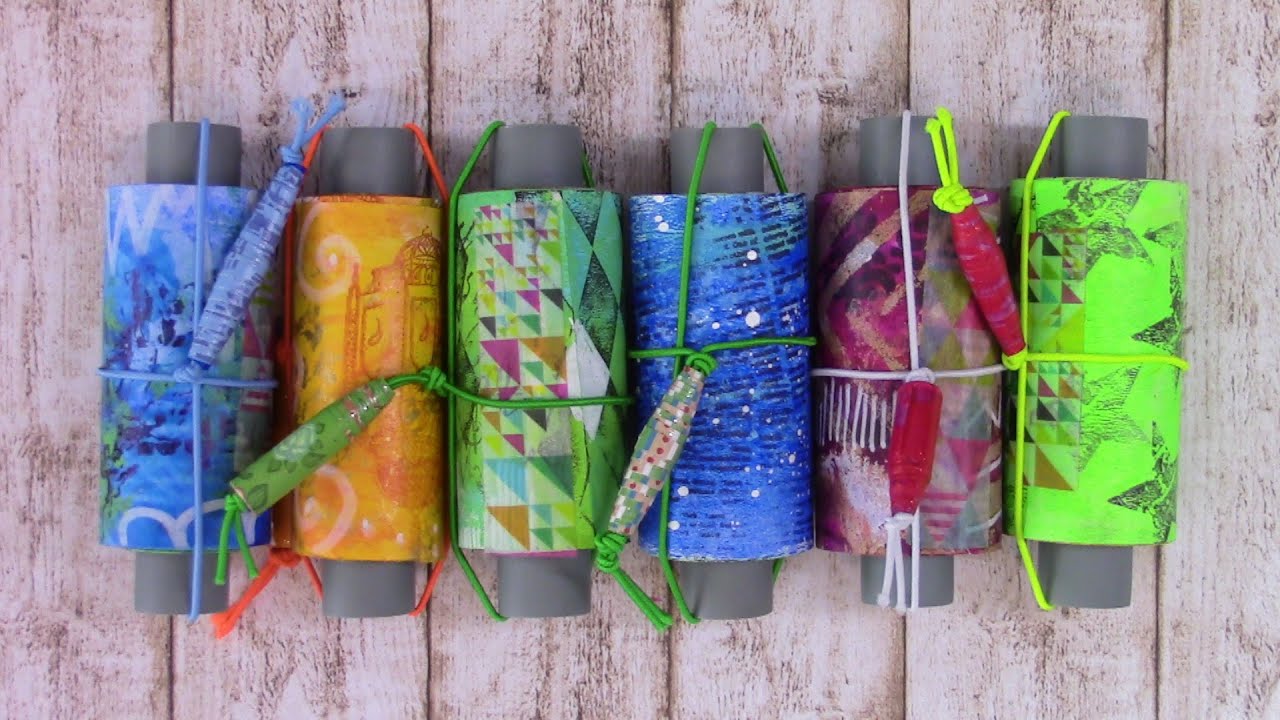 Mixed Media Project -  Snippet Roll (tear-off roll) 1 / Schnipselrolle (Abreißrolle) 1