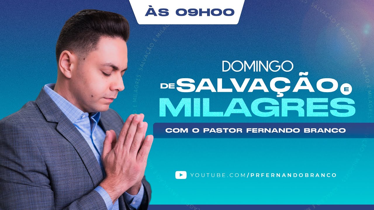 DOMINGO 04/01/2026 - CULTO DE SALVAÇÃO E MILAGRES