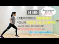 16MIN EXERCICES TOUT LE CORPS DÉBUTANT-étirements d'échauffement et de récupération inclus