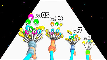 Splash Run 3D : Level Up balls game in MAX LEVEL ⭐ Merge Simulator Battles