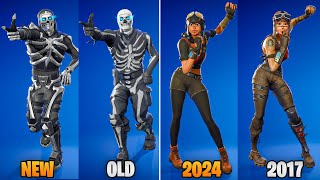 Famous NEW OG Skins vs OLD OG Skins in Fortnite (2017 vs 2024) Profile