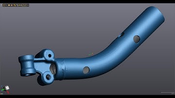 Pipe 3d scanning with creaform HandyScan Black Elite,