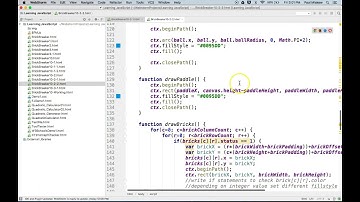 JavaScript - BrickBreaker 10-3 Paddle Class