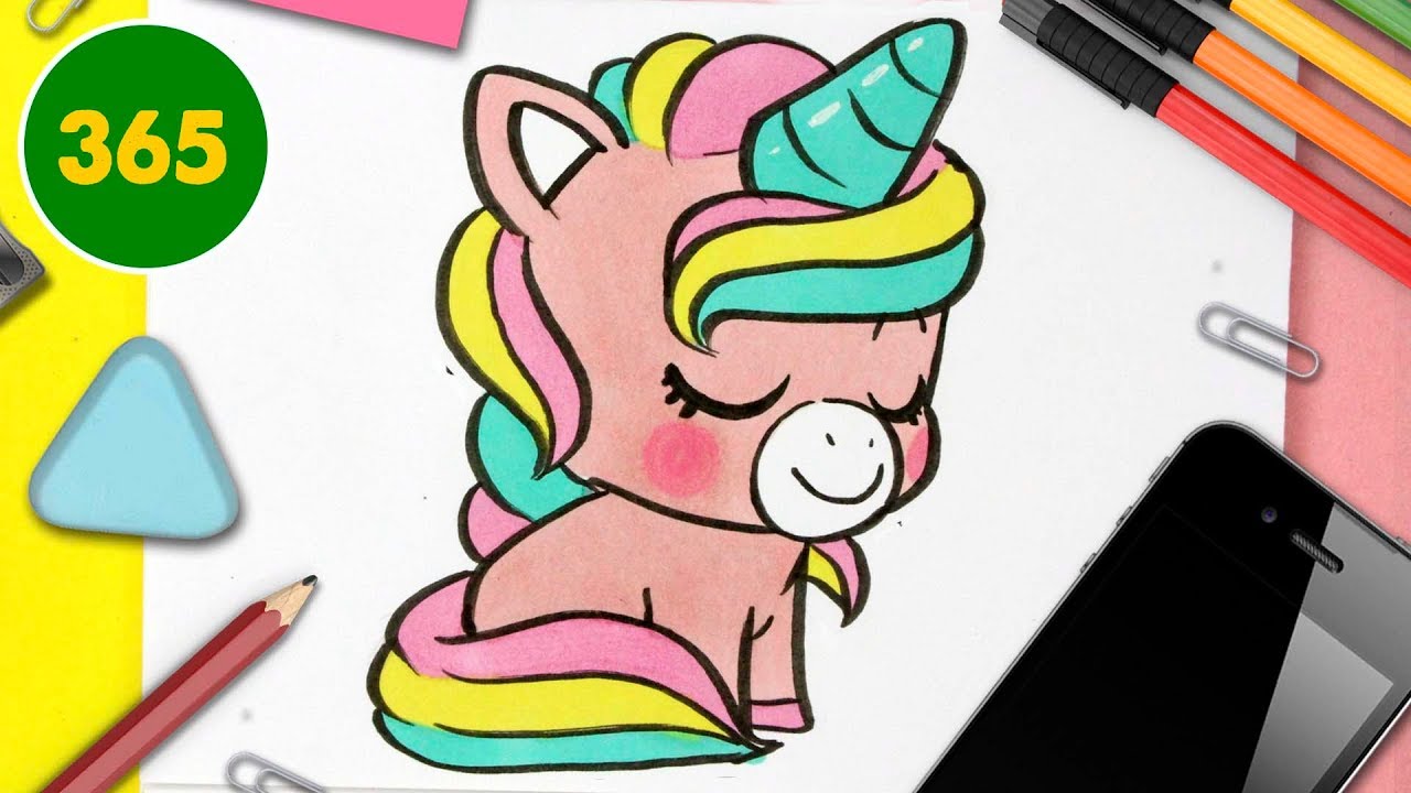 Comment Dessiner Un Licorne Kawaii Facile Comment Dessiner Des Animaux Kawaii Youtube