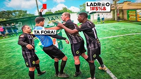 DEU BRIGA NO PRIMEIRO JOGO DO CAMPEONATO!! * bateram no juíz *